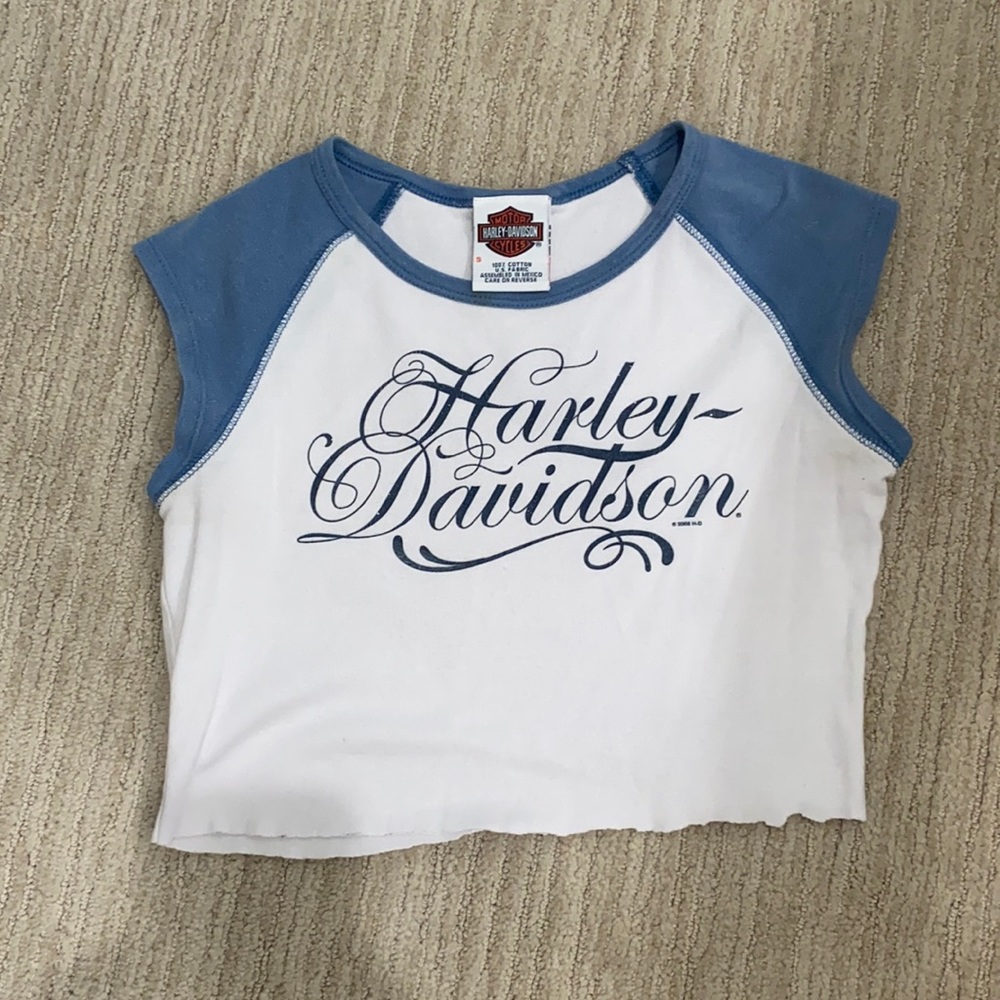 Harley Davidson vintage cropped top